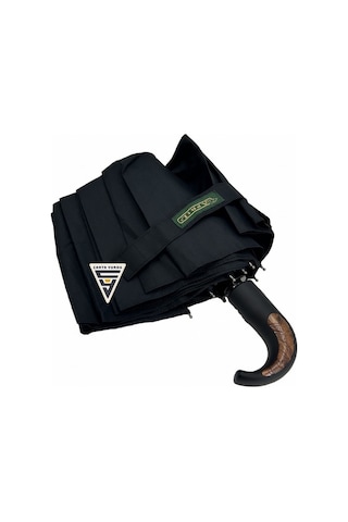 April A-226g A7 Baston Sap 10 Telli Tam Otomatik Şemsiye Siyah