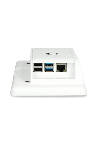 Raspberry Pi 4 Beyaz Abs Dokunmatik Ekran Kutusu