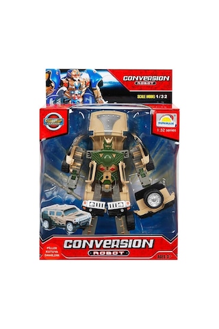 S00081234 1/32 Robot Transformer Ses/ışk 10a -sun Çok Renkli