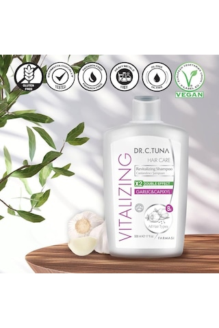 Farmasi Dr. C. Tuna Vitalizing Sarımsaklı Şampuan 10 x 500 ML