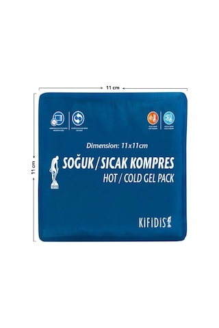 K513 Kifidis Sıcak/soğuk Jel Kompres 11x11 Cm