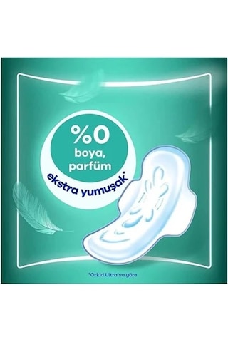 Orkid Extra Hassas Koruma Gece Hijyenik Ped 3 x 6'lı