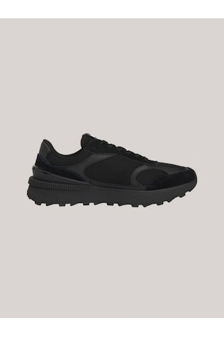 Tommy Hilfiger Erkek Renk Bloklu Siyah Sneaker Siyah