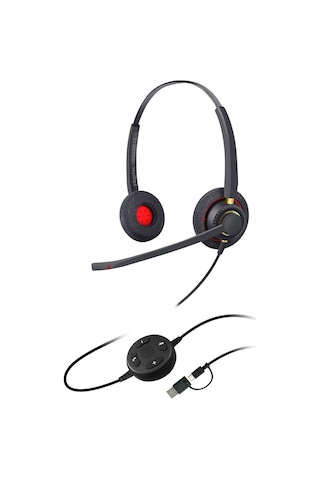 Inbertec UB805DM Professional Duo Çağrı Merkezi Kulaklığı