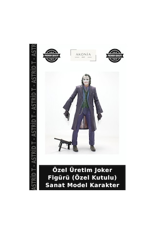 Özel Üretim Joker Figürü Özel Kutulu Sanat Model Karakter