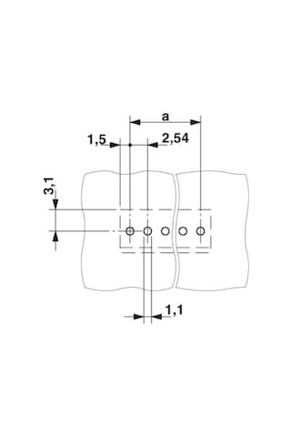 Phoenix Contact Pcb Klemens - Mpt 0,5/ 5-2,54