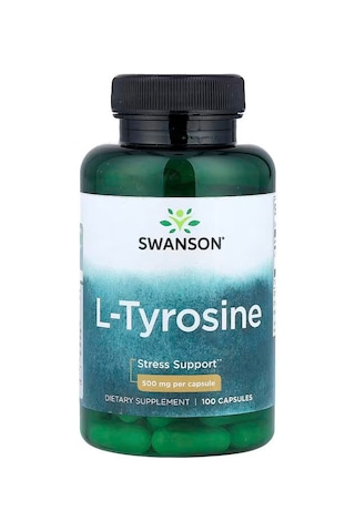 Swanson L-tyrosine Stress Support 500 Mg 100 Caps Aromasız