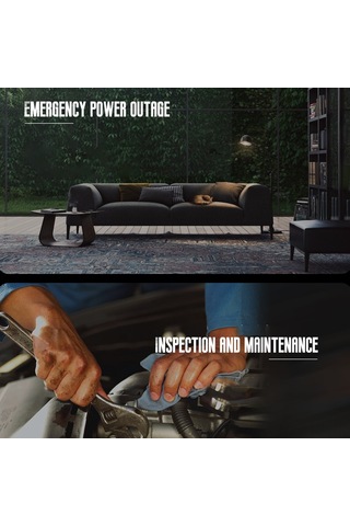 Mufunye Yn-f02 Isınma Sarı Led Kamp Lambası, 2 Li-poly Batarya, Çok Amaçlı Dışarı Aydınlatma, Powerbank Fonksiyonu, Su Geçirmez, Taşınabilir Çok Renkli