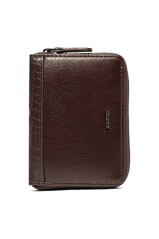 Kahve Cüzdan & Kartlık Unisex 740 Grande Deri Cüzdan Kartlık kahverengi