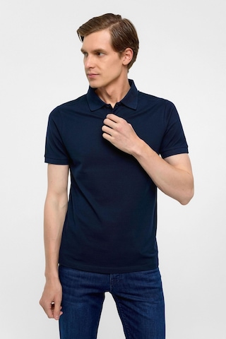 Lacivert Slim Düz Polo Yaka Tişört-38586 Lacivert