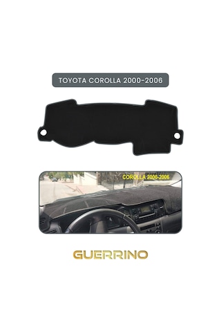 Toyota Corolla 2000-2006 Torpido Koruma Halısı Gri Kenar