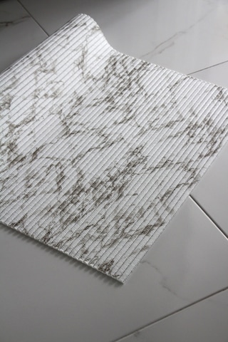 Aqua Mat Islak Zemin Kaydırmaz Çok Amaçlı Paspas 8004-mermer gri