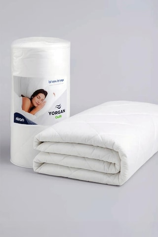 Niron Çift Kişilik Yorgan 195x215 Mikrofiber Kumaş, 200 G/m² Silikon Elyaf Dolgu Beyaz