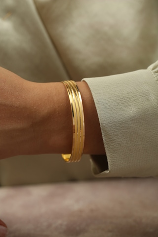 1 Cm Trabzon Hasır Altın Bilezik