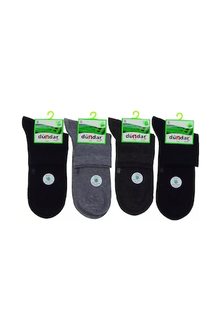 Dündar Çorap Dündar Erkek Plus Bambu Kısa Konç Çorap 4131/1 - 12 Adet 001