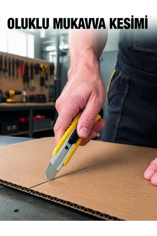 Northcity Metal Gövdeli 5 Li Falçata Seti - Profesyonel Maket Bıçağı Kesici Ergonomik Tasarım