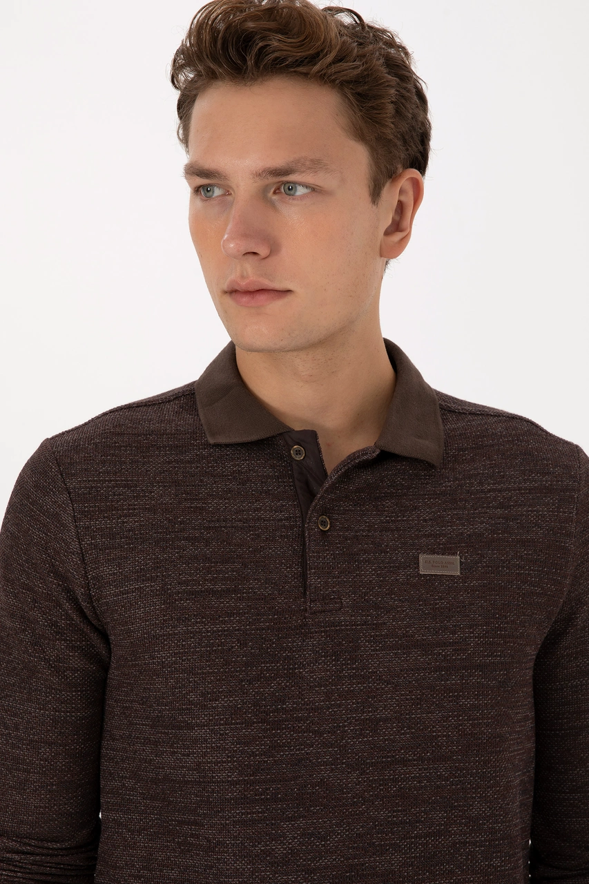 U.s. Polo Assn. Erkek Kahverengi Sweatshirt 50307730-vr029 Kahverengi