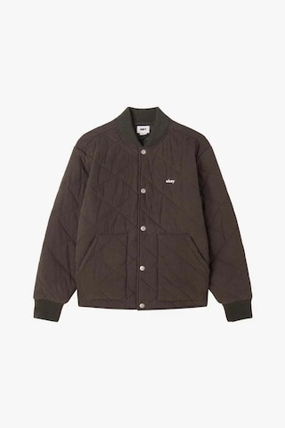 Obey Devon Jacket: Şık Ve Fonksiyonel, Tam Düğmeli Ceket Kahverengi