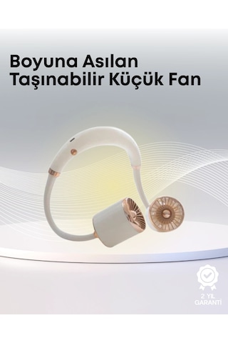 Mey Najmaddin Yazlık Taşınabilir Sessiz Boyun Fanı 3 Kademe Hız Ayarlı Najmaddin