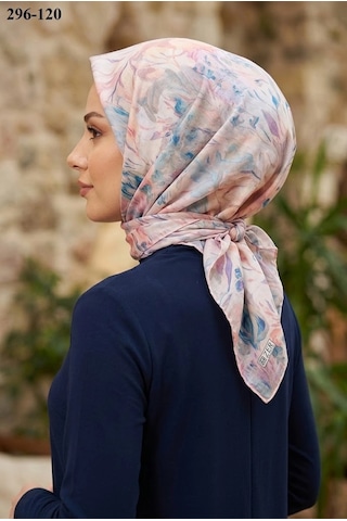 Zer Scarf Zer Scarfs Dijital Soft Pamuk Eşarp 296-120 Çok Renkli