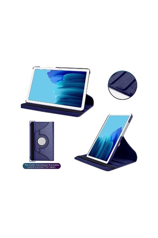 Samsung Galaxy Tab S6 Lite 10.4 Sm-p610 / Sm-p620 Uyumlu 360 Dönerli Tablet Kılıfı Kalem Arka Kapak