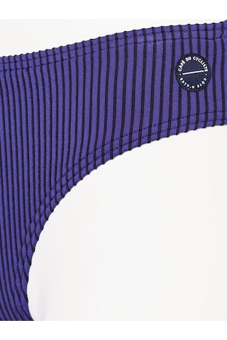 Cafe Du Cycliste Jasmın Çizgili Bustier Bikini Takımı Mor