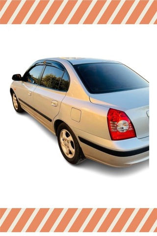 Hyundai Elantra 2002-2007 Modellerine Özel 4'lü Mügen Tip Cam Rüzgarlığı