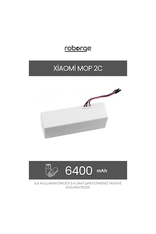 Xiaomi Vacuum Mop 2c Xmstjqr2c Robot Süpürge Uyumlu Batarya 6400 Mah - Muadil Ürün