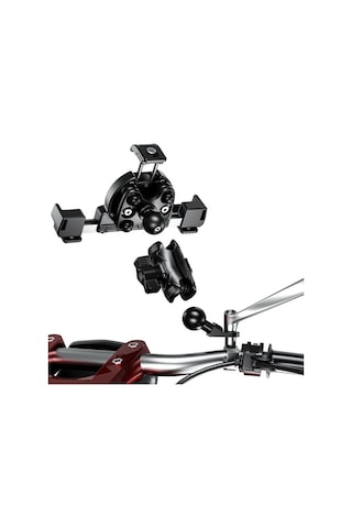 M27 Ayna Dibi Bağlantılı Titreşim Modüllü Telefon Tutucu