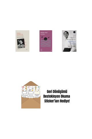Nazım Hikmet'in Yolculuğu Ciltli + Everest Açıkhava 31 - Lavinia + Bir Roman Kahramanı Orhan Veli Ciltli + Okuma Sticker'ları
