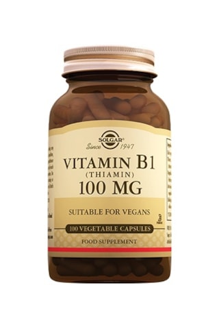 Solgar Vitamin B1 Thiamin 100 MG 100 Kapsül