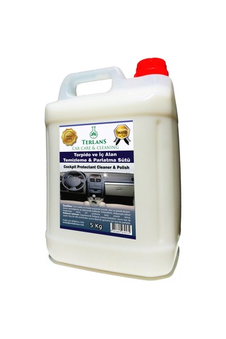 Terlans Uv Korumalı Parfümlü Torpido Parlatıcı 5Kg Mikrofiber Bez