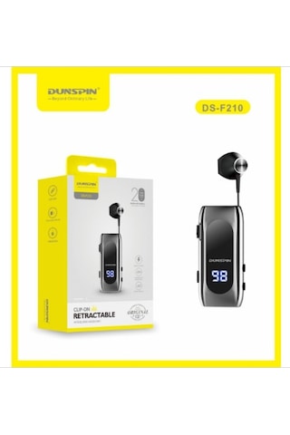 Ds-f210 Led Ekranlı Makaralı Bluetooth Kulaklık 25 Saat Kesintisiz Kullanım