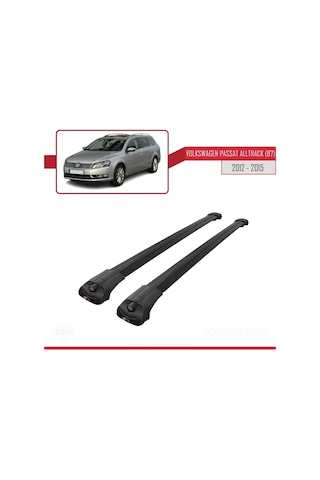 Volkswagen Passat Alltrack B7 2012-2015 Arası İle Uyumlu Ace-1 Ara Atkı Tavan Barı Siyah