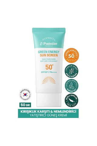 Hassas Ciltlere Özel Yatıştırıcı Spf50+pa++++ Kore Güneş Kremi Green Energy Sun Screen