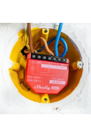 Shelly 1pm Gen3 Enerji Ölçümlü Akıllı Röle