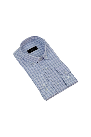 Advante Erkek Klasik Tek Cepli Uzun Kol Gömlek Bgl-st04340 Mavi