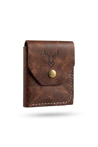 Deercraft Stag Hakiki Deri Cüzdan Taba - Kahve