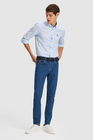 U.S. Polo Assn. Erkek Eflatun Jean Pantolon 50325194-dn0013 Blue Rınse