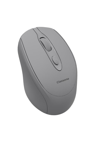 Classone Cbt14 Bluetooth + 2.4 Ghz Şarj Edilebilir Kablosuz Mouse - Gri Cbt14