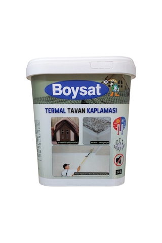 Boysat Termal Isı Yalıtımlı Tavan Boyası 10 Lt.