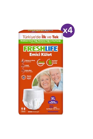 Xlarge Emici Külot 30 Lu 4 Paket 120 Adet XL