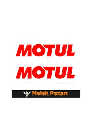 2 Adet - Motul Yağ Oto Ve Bisiklet Sticker V2
