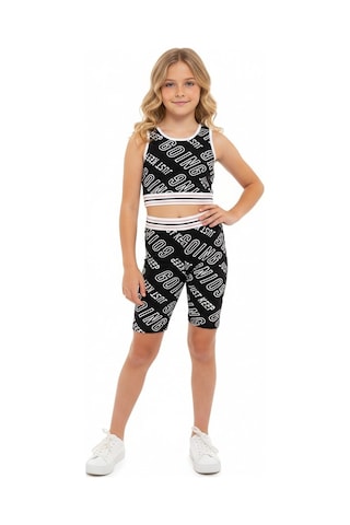 Just Keep Sporcu Çocuk Takım Siyah
