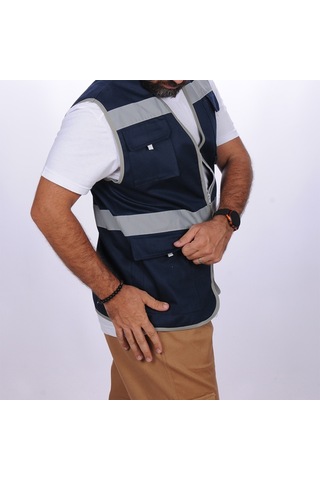 Çok Cepli Alet Yelek Lacivert