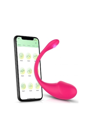 Bluetooth Telefon Kontrollü Pembe Vibratör