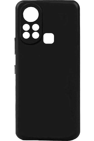 Goocamp İnfinix Hot 11s Kılıf Biye Silikon - Siyah Siyah