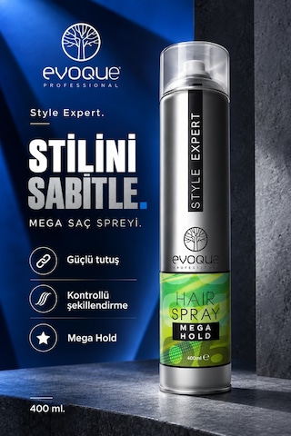 Evoque Style Expert Mega Saç Spreyi 400 ML