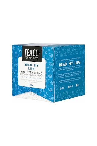 Tea Co. Read My Lips Çay Poşeti Kutusu 15'li 30 G