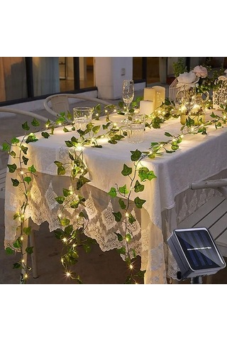 Güneş Enerjili Sarmaşık Led Dekor 5 Metre S-24 Çok Renkli